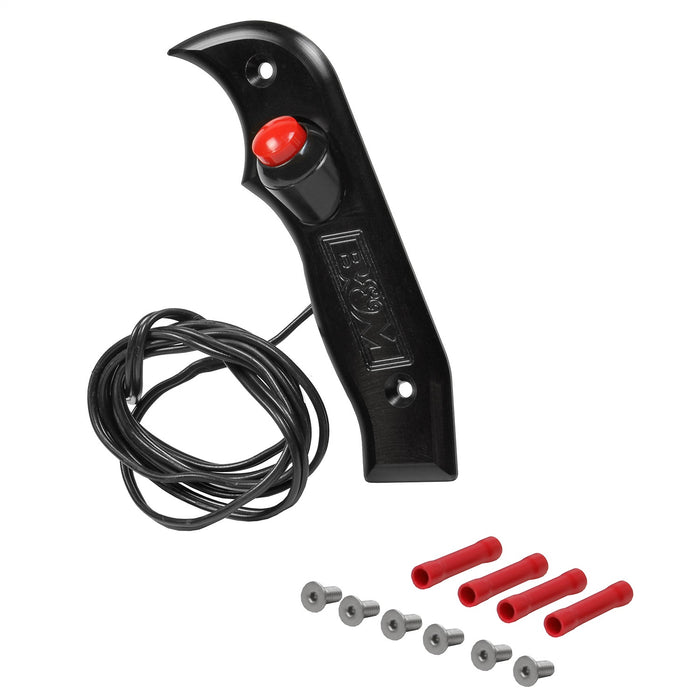 B&M 81063BM Automatic Transmission Shift Knob; Stealth Magnum Grip w/Button Actuator; - Truck Part Superstore