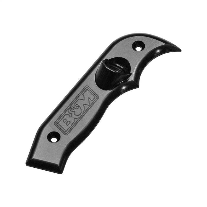 B&M 81078 Magnum Grip Side Plate; 12 Volt Button; Incl. Mounting Hardware; Black; - Truck Part Superstore
