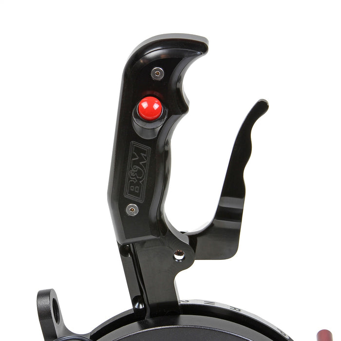 B&M 81078 Magnum Grip Side Plate; 12 Volt Button; Incl. Mounting Hardware; Black; - Truck Part Superstore
