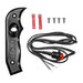 B&M 81078 Magnum Grip Side Plate; 12 Volt Button; Incl. Mounting Hardware; Black; - Truck Part Superstore