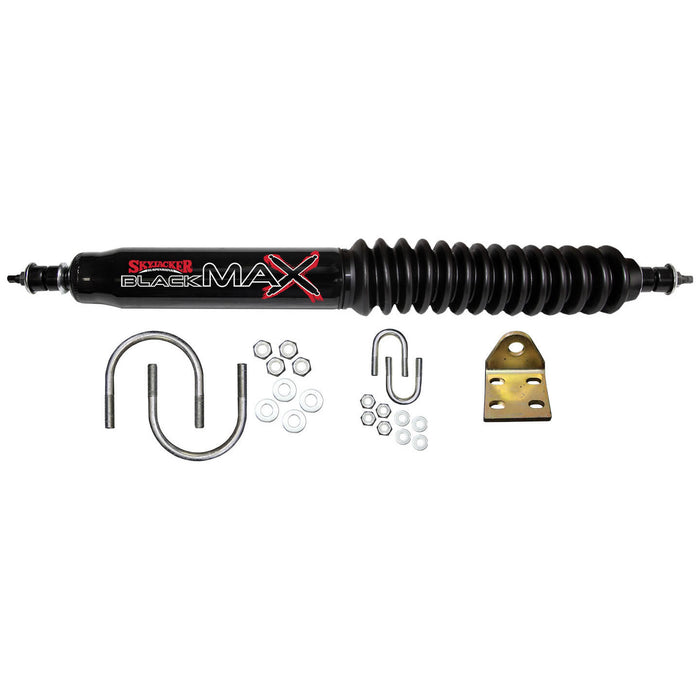 Skyjacker 8110 Steering Stabilizer Single Kit Black  Single Kit For Use w/Straight Axle Skyjacker - Truck Part Superstore