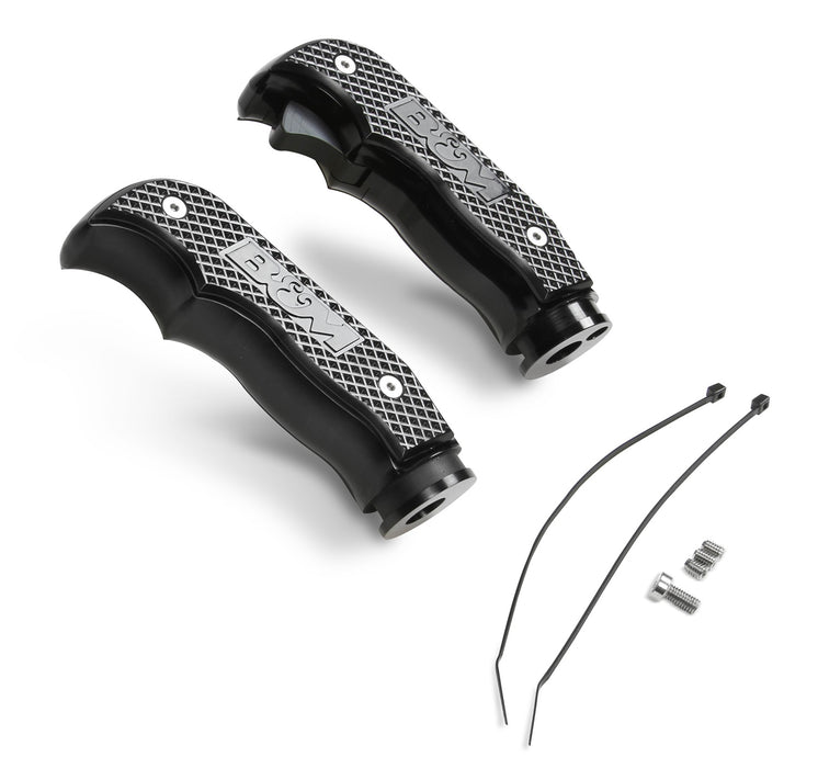 B&M 81103 Magnum Grip Shift Handle; Billet Aluminum; Incl. Hardware; Black Anodized; - Truck Part Superstore