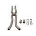 Flowmaster 81107 Scavenger X-Pipe Kit; 2.25 in. Tubing; 409 Stainless Steel; - Truck Part Superstore