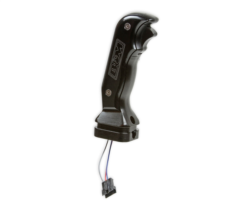 B&M 81161 Magnum Grip Auto Shift Handle; Aluminum; Black Anodized Finish; Stylish Race; - Truck Part Superstore