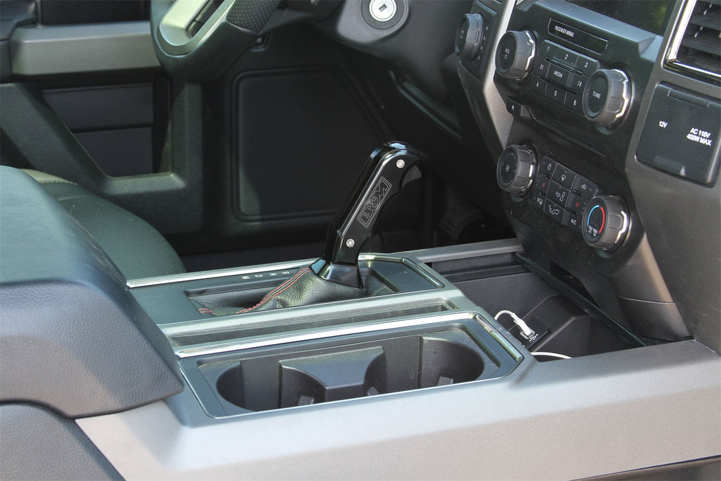 B&M 81161 Magnum Grip Auto Shift Handle; Aluminum; Black Anodized Finish; Stylish Race; - Truck Part Superstore