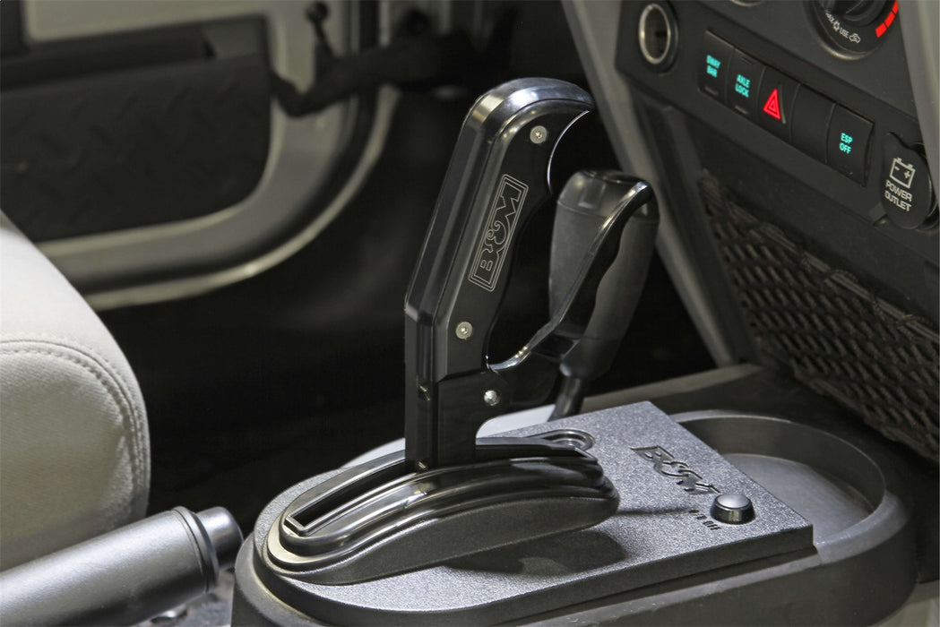 B&M 81177 Magnum Grip Pro Stick Automatic Shifter; Floor; Black; Aluminum; - Truck Part Superstore