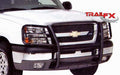 TrailFX 81191 Powder Coated Gloss Black Steel W/Brush Guard W/O Skid Plate W/O Step Plate - Truck Part Superstore