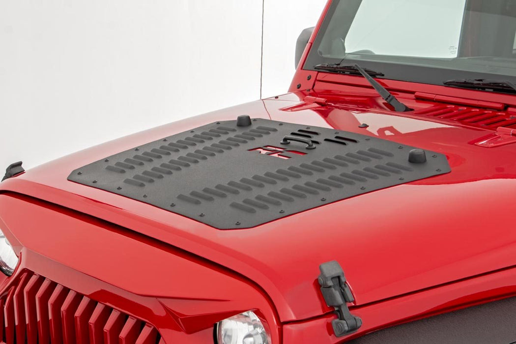 Rough Country 10527 Jeep Powder Coated Hood Louver 07-18 Wrangler JK Rough Country - Truck Part Superstore