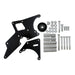 Top Street Performance 81201BK Relocation Bracket; Aluminum Alt./P. S.; LS1; LS2 Car Applications; Black - Truck Part Superstore