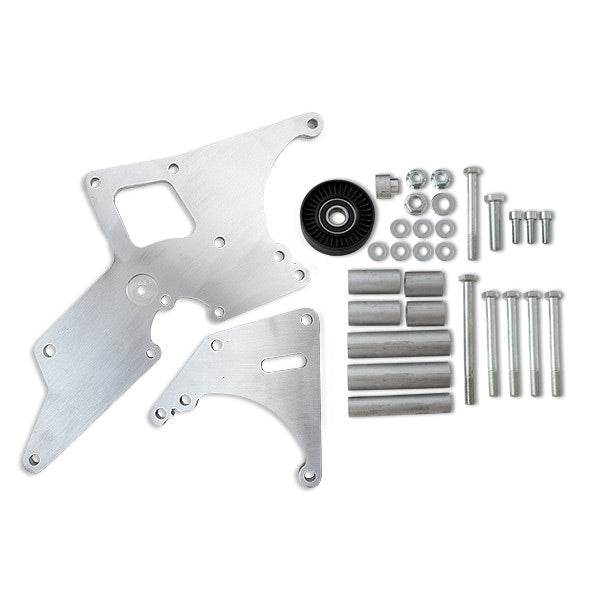 Top Street Performance 81201 Relocation Bracket; Aluminum Alt./P. S.; LS1; LS2 Car Applications; Machined - Truck Part Superstore