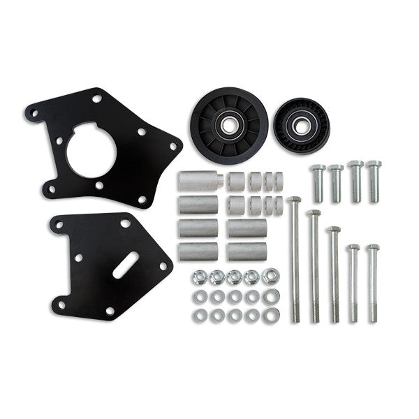 Top Street Performance 81202BK LS1, LS2 Car Application Black Aluminum A/C Compressor Relocation Bracket - Truck Part Superstore
