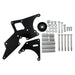 Top Street Performance 81203BK Relocation Bracket; Aluminum Alt./P. S.; LS1; LS2 Truck Applications; Black - Truck Part Superstore