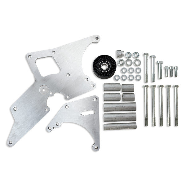 Top Street Performance 81203 Relocation Bracket; Aluminum Alt./P. S.; LS1; LS2 Truck Applications; Machined - Truck Part Superstore