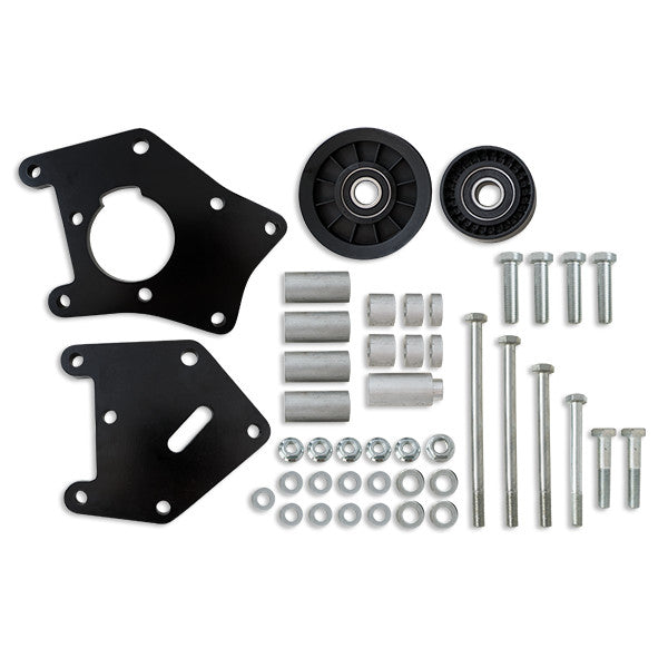 Top Street Performance 81204BK LS1, LS2 Truck Application Black Aluminum A/C Compressor Relocation Bracket - Truck Part Superstore