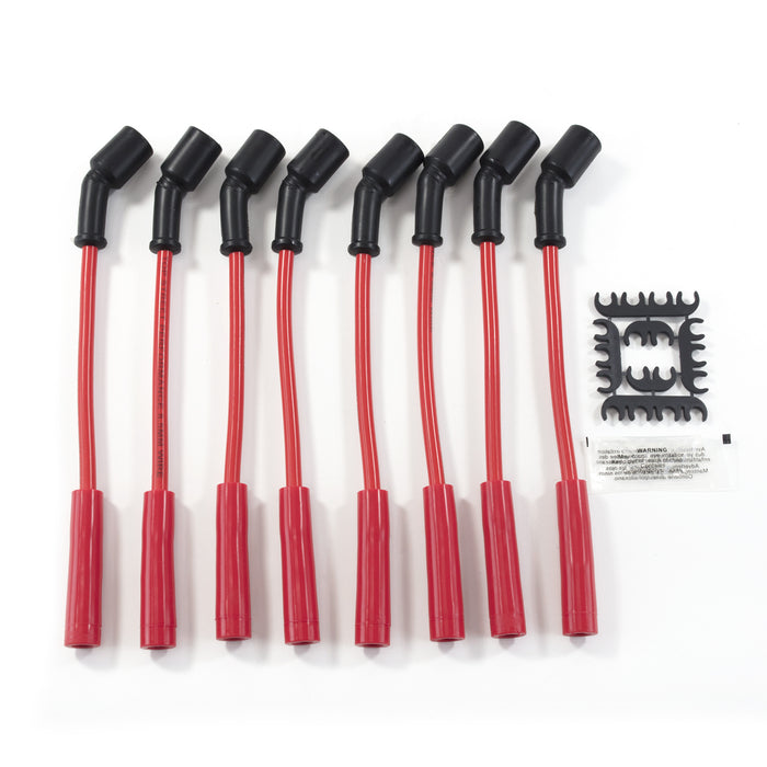 Top Street Performance 81226 8.5mm LS1/LS6 Red Ignition Wires with Straight Plug Boots. - Truck Part Superstore