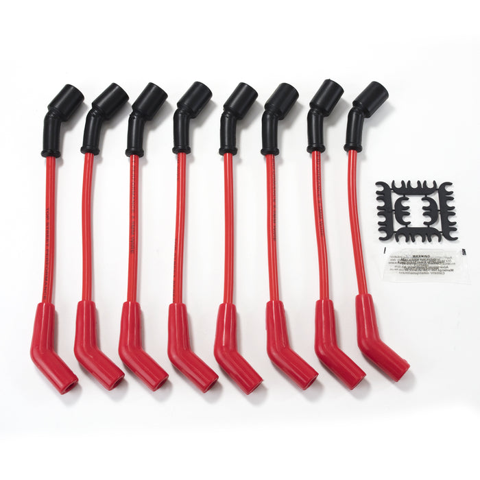 Top Street Performance 81228 8.5mm Universal LS Red Ignition Wires with 135 Degree Plug Boots. - Truck Part Superstore
