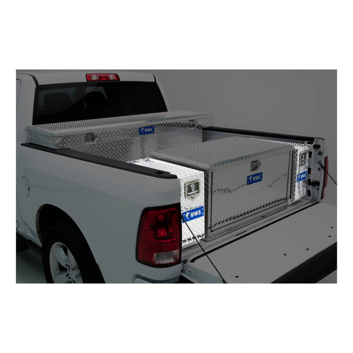 UWS DS-22 UWS DS-22 Drawer Truck Tool Box with 5 Sliding Drawers (22 Inch-Bright Aluminum) - Truck Part Superstore