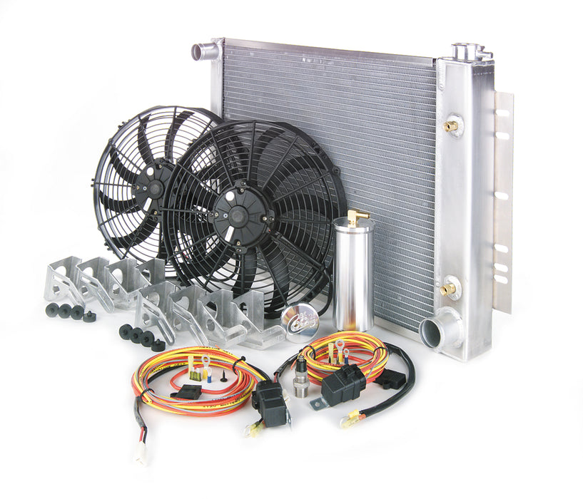 Be Cool 81287 Radiator Module Factory-Fit Polished Finish for 94-04 Chevrolet/GMC S10 Pickup/S10 Blazer, Jimmy LT-1 w/Std Trans Be Cool Radiator - Truck Part Superstore