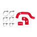 Mishimoto MMHOSE-SUB-INT4RD Subaru WRX STI USDM Silicone Intercooler Hoses, 2004-2009, Red - Truck Part Superstore