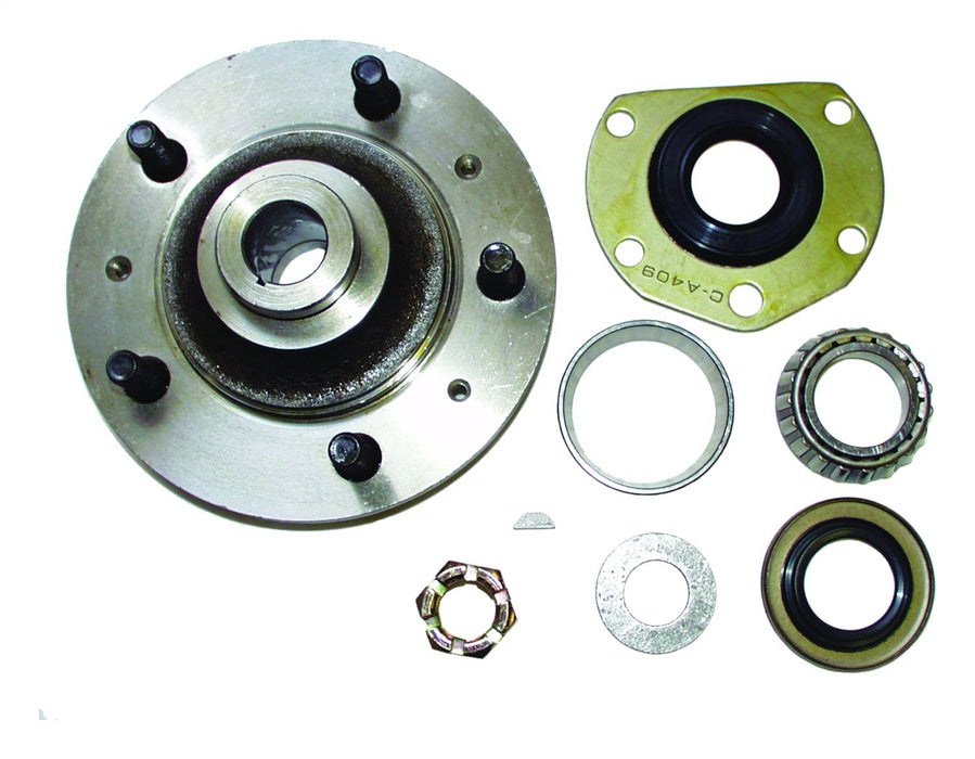 Crown Automotive Jeep Replacement 8133730K Axle Hub Kit; Rear; Incl. Hub/Bearing/Seals/Nut/Washer/Key; - Truck Part Superstore