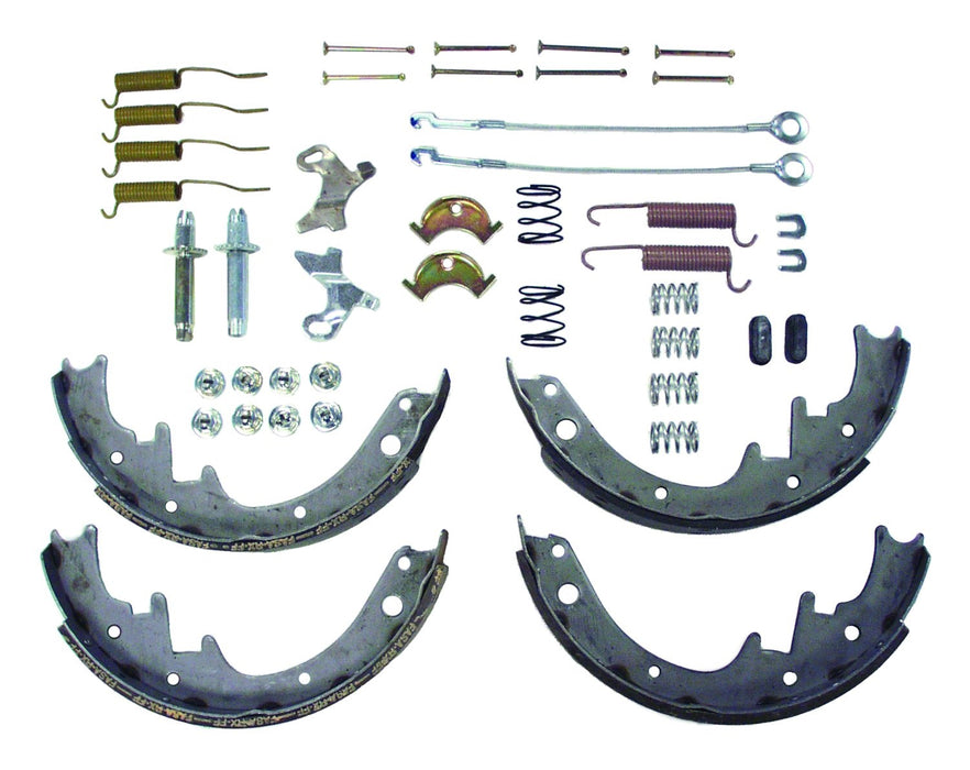 Crown Automotive Jeep Replacement 8133818MK Brake Shoe Service Kit; Incl. Shoes/Lining Set/Hardware Kit; 10 in. x 1.75 in.; - Truck Part Superstore