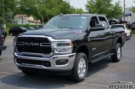 Romik 81345419 Dodge Ram HD Crew Cab Running Boards ROF-T Side Steps 2019 - Present Black Romik - Truck Part Superstore
