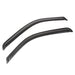 Rugged Ridge 81349.01 Window Visor; Front; 2 pc.; Matte Black; - Truck Part Superstore