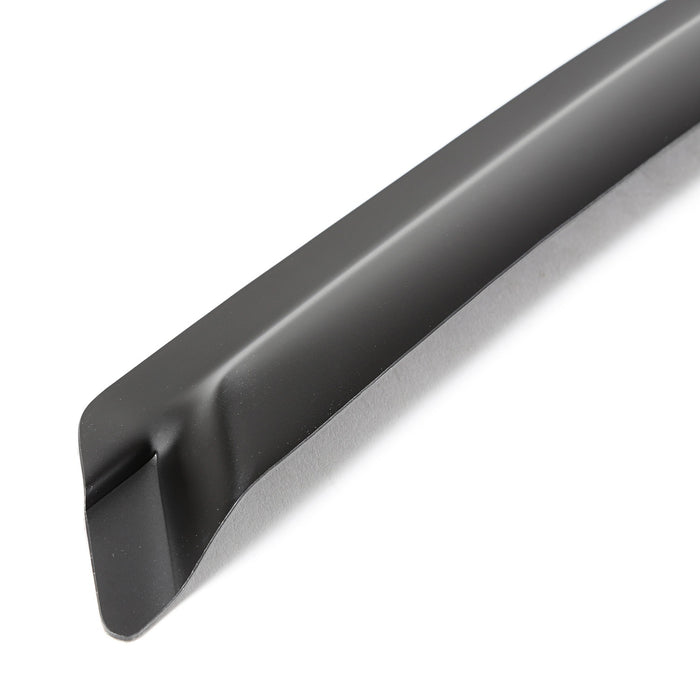 Rugged Ridge 81349.01 Window Visor; Front; 2 pc.; Matte Black; - Truck Part Superstore