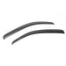 Rugged Ridge 81349.10 Window Visor; Front; 2 pc.; Matte Black; - Truck Part Superstore