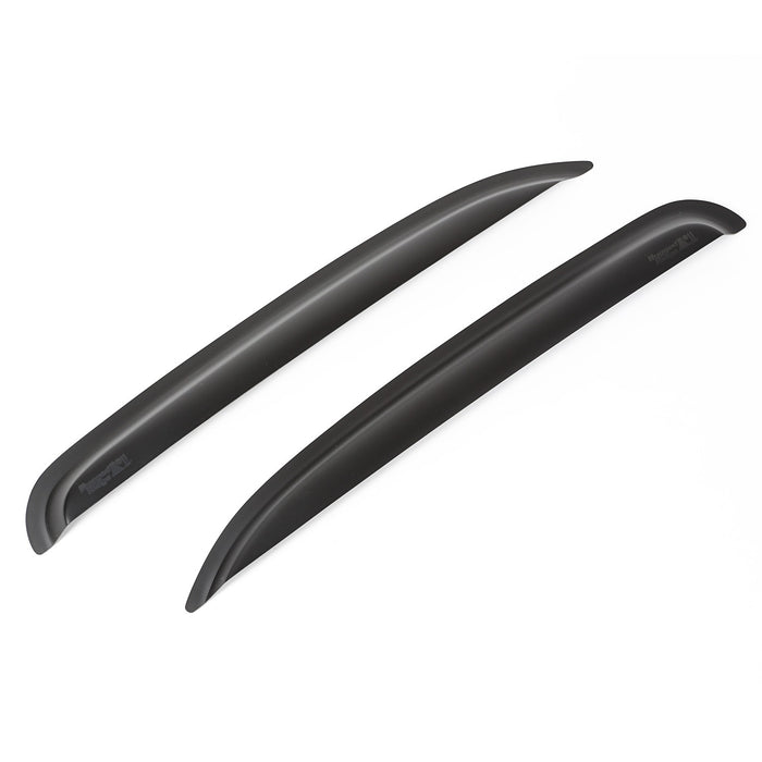 Rugged Ridge 81349.81 Window Visor; Rear; 2 pc.; Matte Black; - Truck Part Superstore