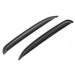 Rugged Ridge 81349.81 Window Visor; Rear; 2 pc.; Matte Black; - Truck Part Superstore