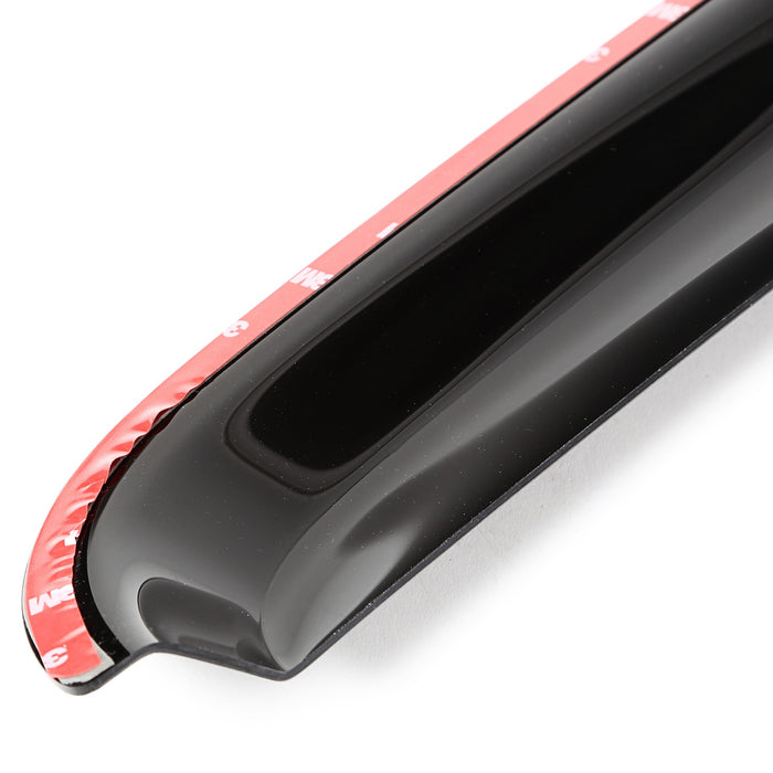 Rugged Ridge 81349.81 Window Visor; Rear; 2 pc.; Matte Black; - Truck Part Superstore