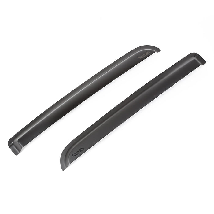 Rugged Ridge 81349.85 Window Visor; Rear; 2 pc.; Matte Black; - Truck Part Superstore