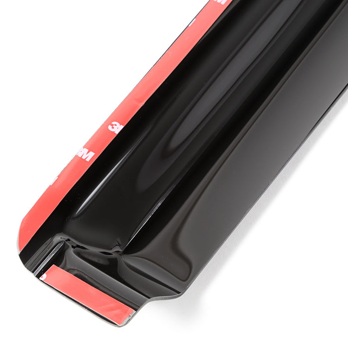 Rugged Ridge 81349.85 Window Visor; Rear; 2 pc.; Matte Black; - Truck Part Superstore
