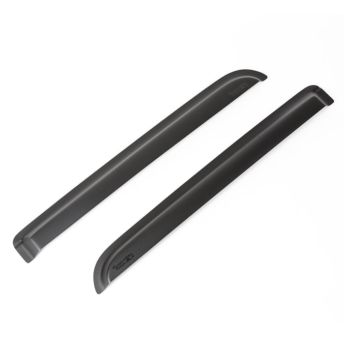 Rugged Ridge 81349.86 Window Visor; Rear; 2 pc.; Matte Black; - Truck Part Superstore