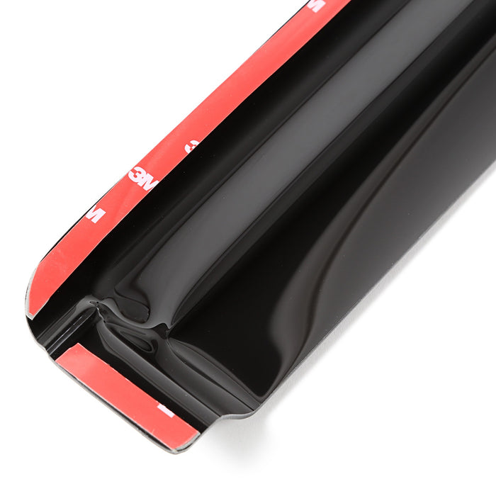 Rugged Ridge 81349.86 Window Visor; Rear; 2 pc.; Matte Black; - Truck Part Superstore