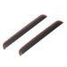 Rugged Ridge 81349.88 Window Visor; Rear; 2 pc.; Channel Mounted; Matte Black; - Truck Part Superstore