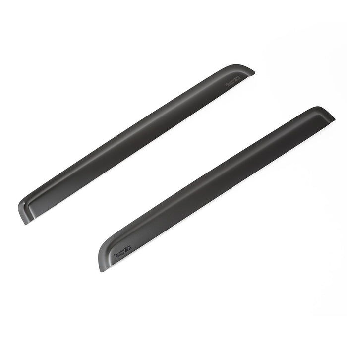Rugged Ridge 81349.91 Window Visor; Rear; 2 pc; Matte Black; - Truck Part Superstore
