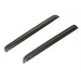 Rugged Ridge 81349.91 Window Visor; Rear; 2 pc; Matte Black; - Truck Part Superstore