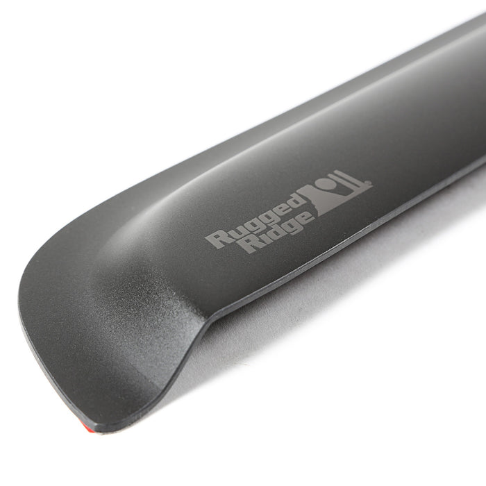 Rugged Ridge 81349.91 Window Visor; Rear; 2 pc; Matte Black; - Truck Part Superstore