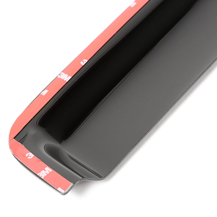 Rugged Ridge 81349.91 Window Visor; Rear; 2 pc; Matte Black; - Truck Part Superstore