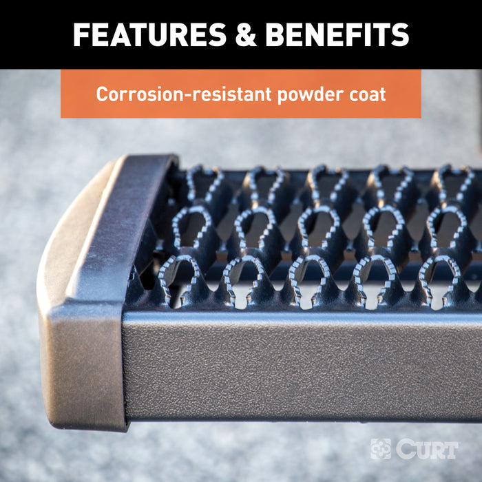 CURT 32002 CURT 32002 Grip Step 26-Inch Hitch Step for 2-Inch Receiver; 6-Inch Drop - Truck Part Superstore