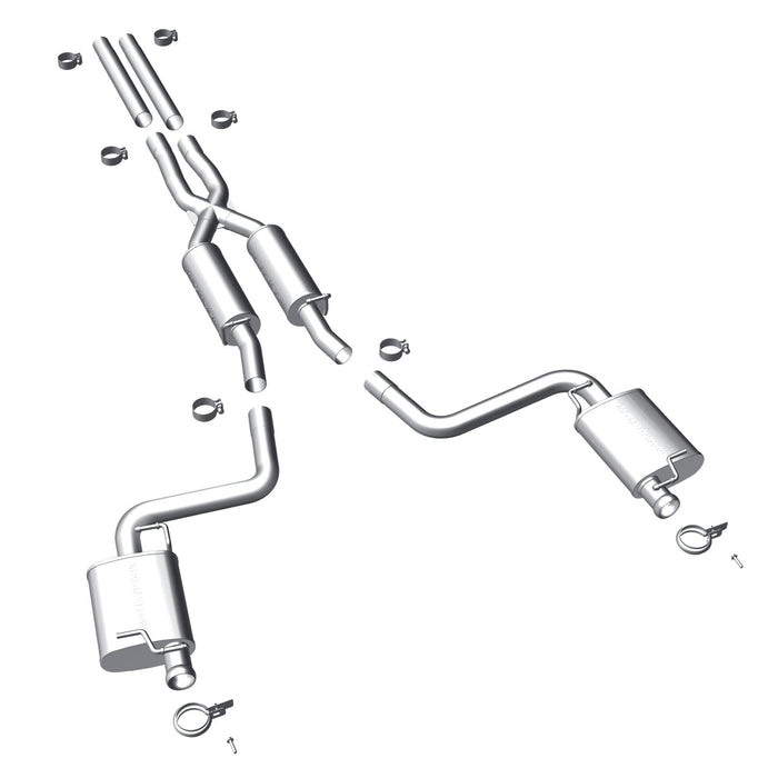 MagnaFlow Exhaust Products 15099 Street Series Stainless Cat-Back System - Truck Part Superstore