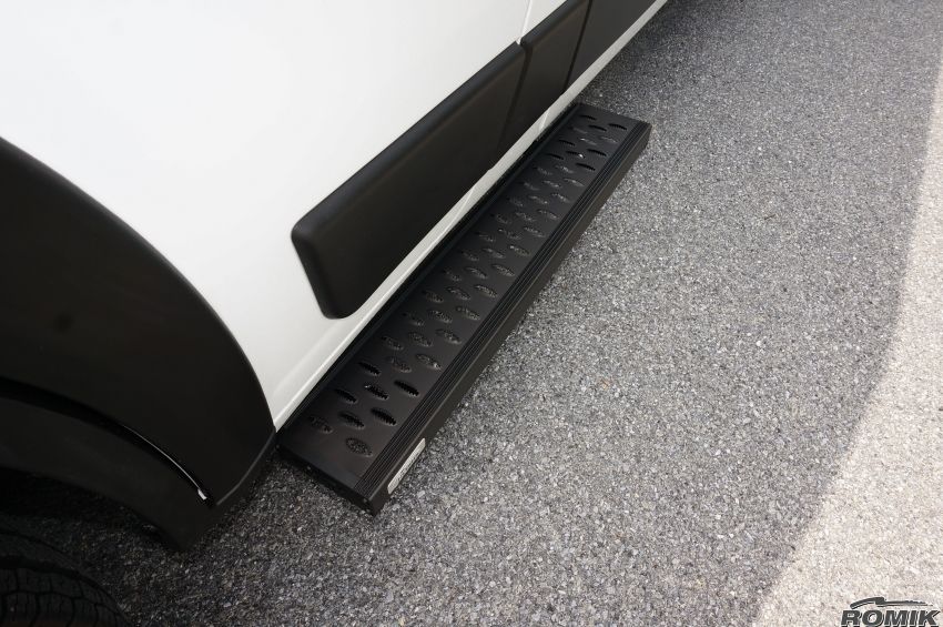Romik 81382329 2014-Present Dodge ProMaster No Drill Connect Running Boards RPD-C Side Steps Black Romik - Truck Part Superstore