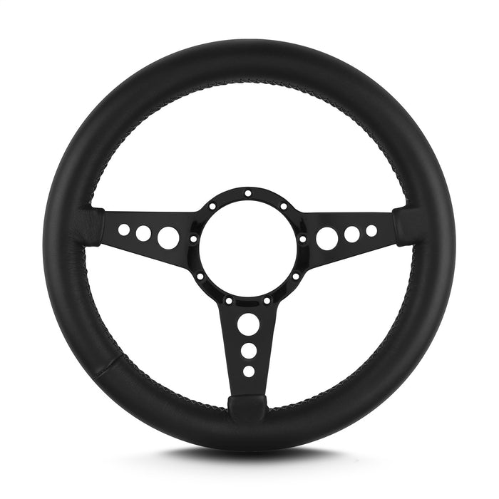 Lokar 81401 Lecarra Mark 4 GT Steering Wheel; Black; Black Spokes; 14 in. Thick Grip; - Truck Part Superstore