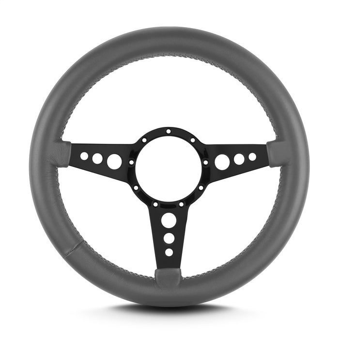 Lokar 81406 Lecarra Mark 4 GT Steering Wheel; Dark Grey; Black Spokes; 14 in. Thick Grip; - Truck Part Superstore