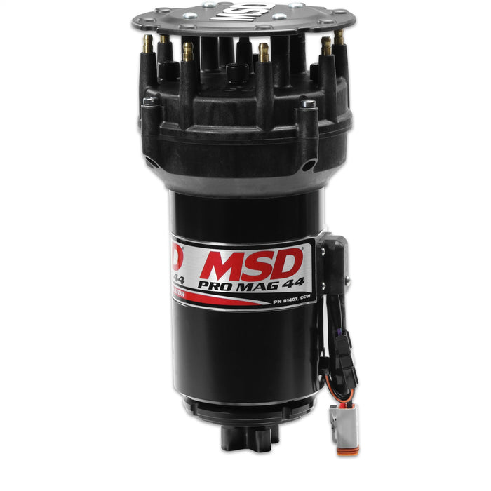 MSD 81407 Pro Mag Generator; 44 Amp; Counter Clockwise Rotation; Big Black Cap; - Truck Part Superstore