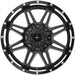 Pro Comp Alloy Wheels 8142-29526 Series 8142 Blockade 20x9.5 with 5 on 150 and 5 on 5.5 Bolt Pattern Gloss Black Milled Pro Comp Alloy Wheels - Truck Part Superstore