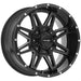 Pro Comp Alloy Wheels 8142-29539 Series 8142 Blockade 20x9.5 with 6 on 135 and 6 on 5.5 Bolt Pattern Gloss Black Milled Pro Comp Alloy Wheels - Truck Part Superstore