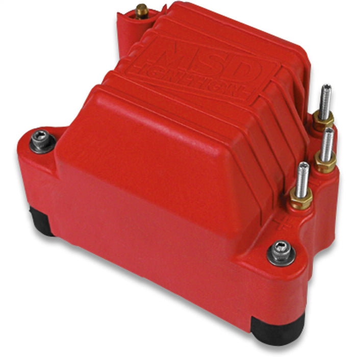MSD 8142 Pro Mag Ignition Coil; 44 Amp; Drag Race/Short Duration Use; Red; - Truck Part Superstore